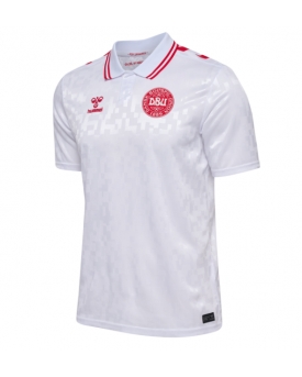 Danimarca Maglia Gara Trasferta Repliche Europei 2024 Danimarca Maglia Gara Trasferta Repliche Europei 2024